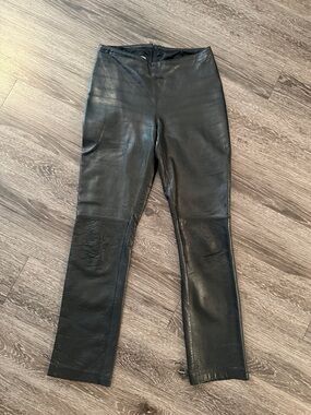 Bebe Vintage Leather Pants